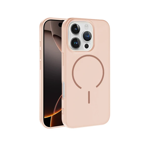 iPhone 16 Pro Kılıf Kamera Çıkıntılı Magsafe Şarj Özellikli Lüx Meta Kapak ürün görseli 1