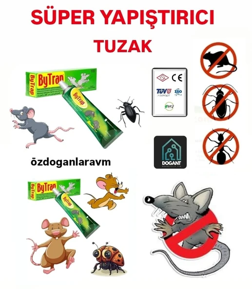 Fare ve Böcekler Haşere Zehirsiz  Yapışkan Tuzak ürün görseli 1