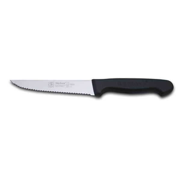 61005LZ - Lazerli Tırtıklı Sebze, Steak ve Biftek Bıçağı 12,5 cm ürün görseli 1