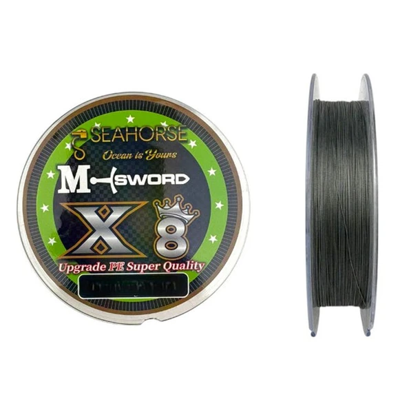 Seahorse M-Sword x8 300m Gri İp Misina ürün görseli 1