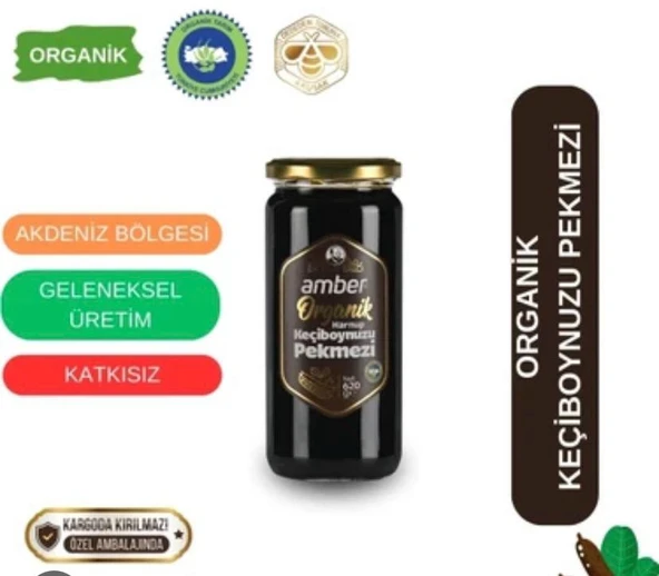 Amber Organik Keçiboynuzu Pekmezi 620 Gr ürün görseli 1