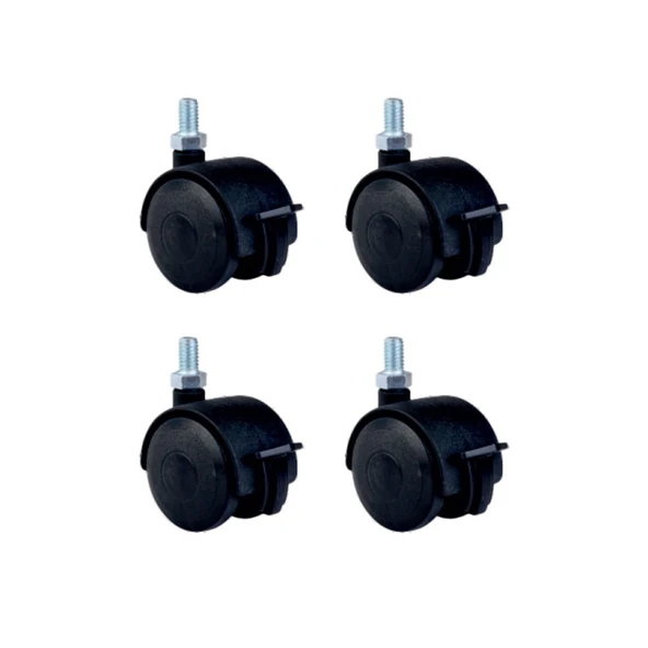 Büyük Plastik Vidalı Frenli - 50MM HKS129 - 4 Adet ürün görseli 1