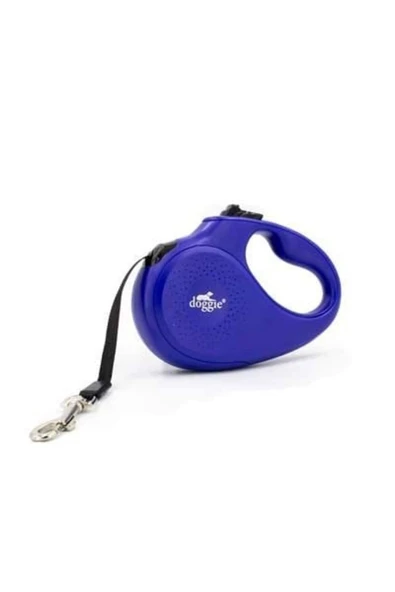 Doggie Master Otomatik Makaralı Köpek Uzatma Tasması  Royal Mavi 25 Kg 5 Mt ürün görseli 1