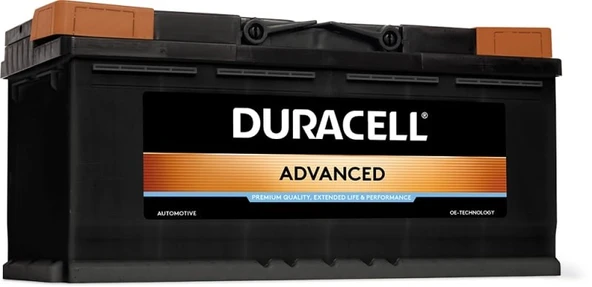 Duracell DA100 12V 100Ah 820A Advanced Akü (Üretim Tarihi:2025) ürün görseli 1