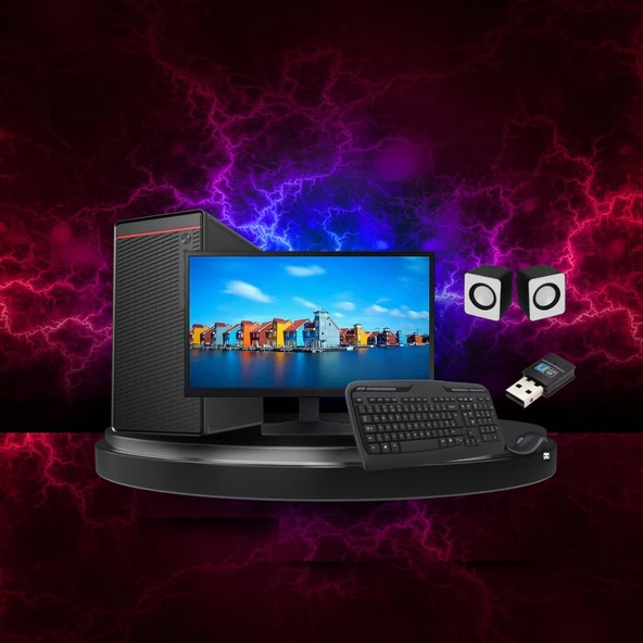 DAGMOR 500W BN2015245 H110 ANAKART İNTEL İ7 6 32GB RAM DDR4 500GB M2 NVME 21.5' MONİTÖR WİFİ KABLOSUZ SET ürün görseli 1