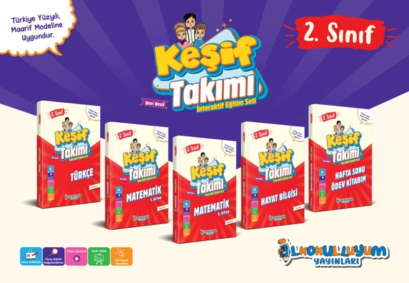 İlkokulluyum 2026 2. Sınıf Keşif Takımı Eğitim Seti ürün görseli 1