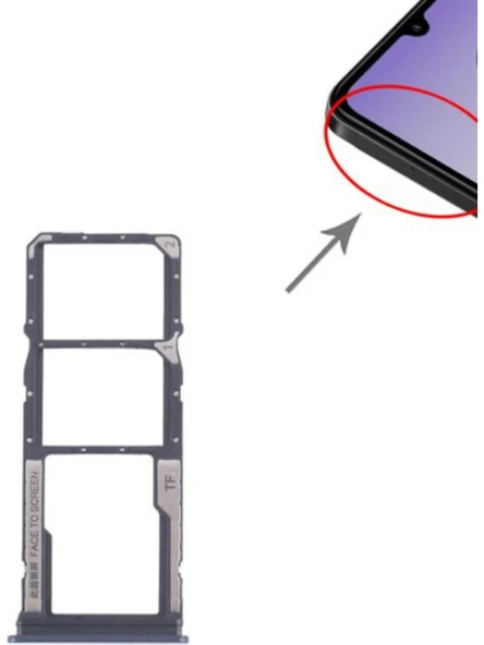 Xiaomi Uyumlu Redmi 14C Sim Kart Tepsisi 2411DRN47C, 2409BRN2CG ürün görseli 1