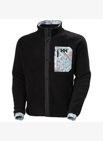 Helly Hansen Panorama Pile Snap Mont Erkek Siyah - Resim 4