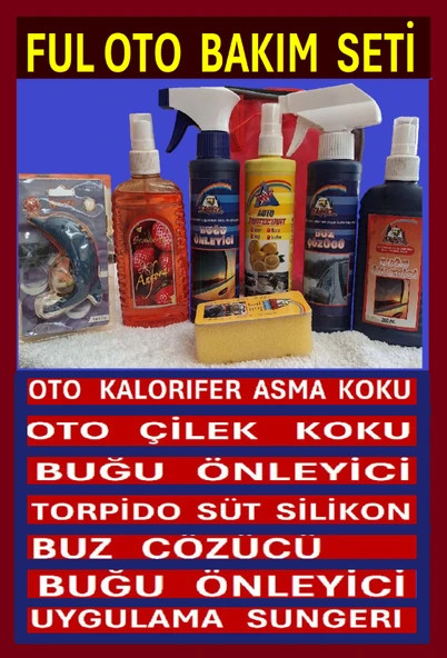 7 Lİ OTO BAKIM  SETİ ürün görseli 1