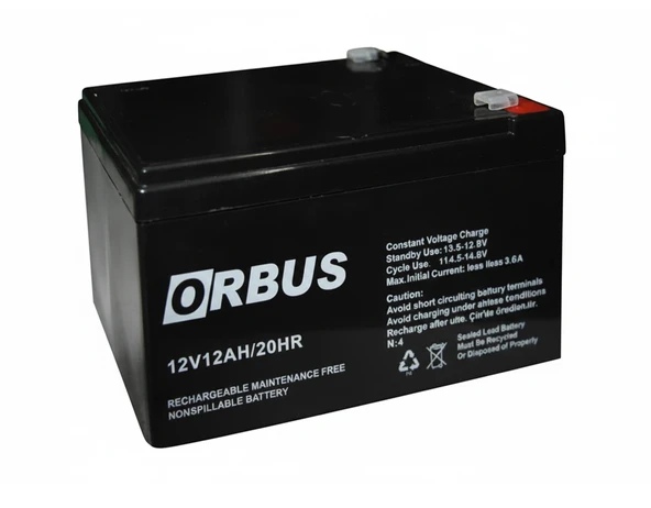 ORBUS / 12V 12 Ah Kuru Akü ürün görseli 1