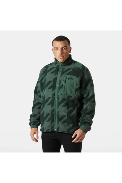 Helly Hansen Panorama Printed Pile Snap Erkek Yşl ürün görseli 1