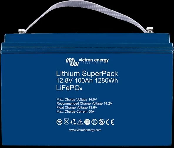 Victron 12,8V 100AH Lithium Akü Battery BMS Dahil, BAT512110710 ürün görseli 1