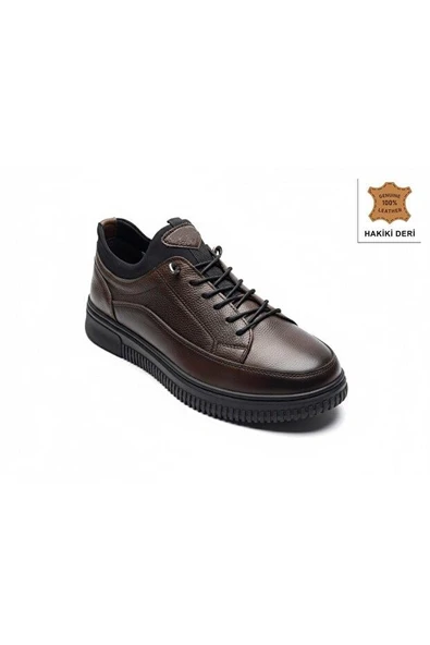 Cem Pekşen Gepetto 501 Kahve Erkek Günlük Deri Comfort Casual Ayakkabı ürün görseli 1