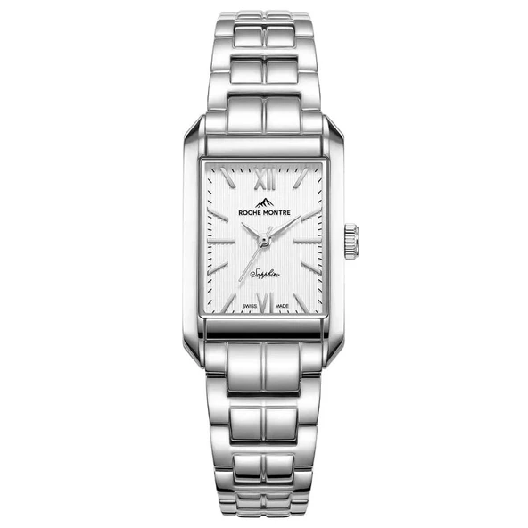 ROCHE MONTRE RML5010-01 SWISS MADE SAFİR CAM ÇELİK DİKDÖRTGEN KADIN KOL SAATİ ürün görseli 1