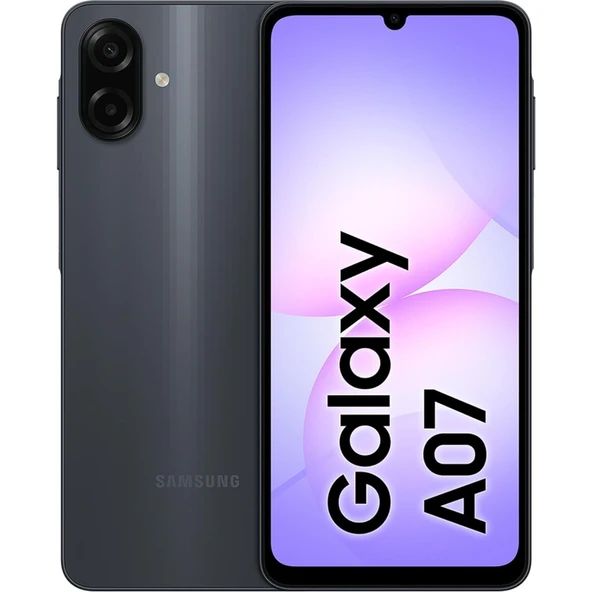 Samsung Galaxy A07 128 GB 4 GB Ram Siyah (Samsung Türkiye Garantili) ürün görseli 1