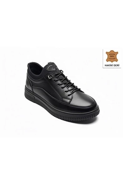 Cem Pekşen Gepetto 501 Siyah Erkek Günlük Deri Comfort Casual Ayakkabı ürün görseli 1