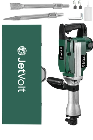 JetVolt Büyük Tip Kırıcı Delici Hilti Kavrama Kollu 16 Kg 3 Metre Kablolu 65mm - Yeşil ürün görseli 1