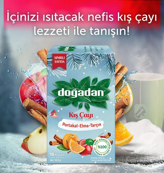 Doğadan Kış Çayı 18 poşet - Resim 2