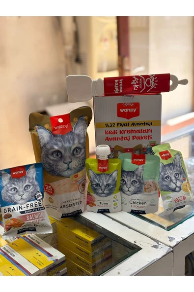 Wanpy KEDİ KREMALARI AVANTAJ PAKETİ 6'LI SET ürün görseli 1