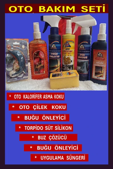7 Lİ OTO BAKIM  SETİ - Resim 2