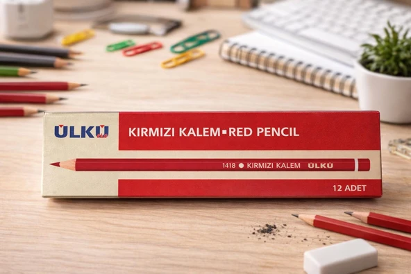 ÜLKÜ KIRMIZI KALEM ürün görseli 1