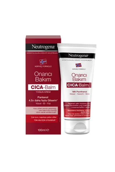 Neutrogena Cica Balm Onarıcı Bakım Krem 100 ml ürün görseli 1