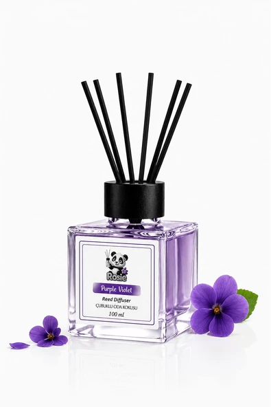 Mor Menekşe Çubuklu Oda Kokusu 100 ml - Resim 2
