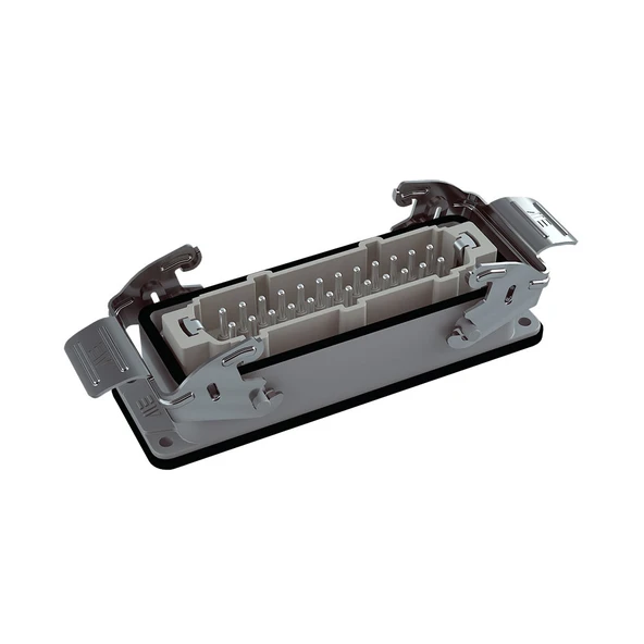 Mete Enerji 403041S 24X16A Çok Kontaklı Makina Fişi Metal Mandallı ürün görseli 1