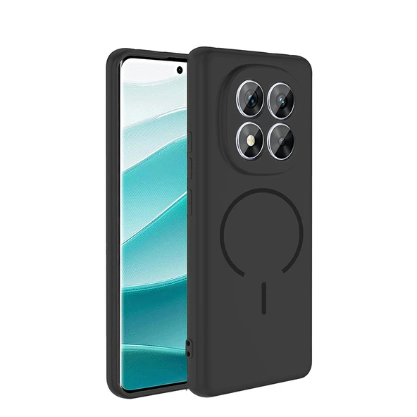 Redmi Note 14 Pro 5G Kılıf Kamera Çıkıntılı Magsafe Şarj Özellikli Lüx Meta Kapak ürün görseli 1