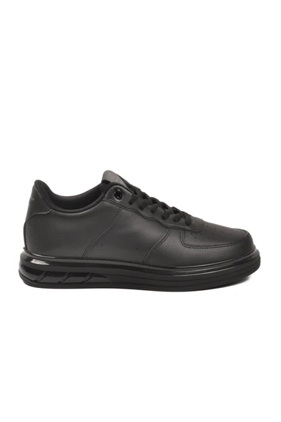 Siyah Bağcıklı Erkek Sneaker - Resim 2