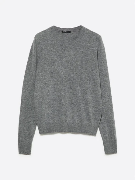 Sisley   Kaşmir Karışımlı Regular Fit Kazak Kadın Gri Kazak - 325A102HM100F ürün görseli 1