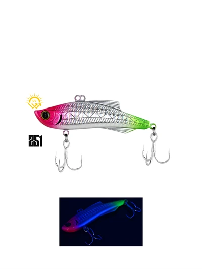 Fujin Wild Vibe 80S 27gr Sinking Vibrasyon Suni Yem  251 Pinkhead Tail ürün görseli 1