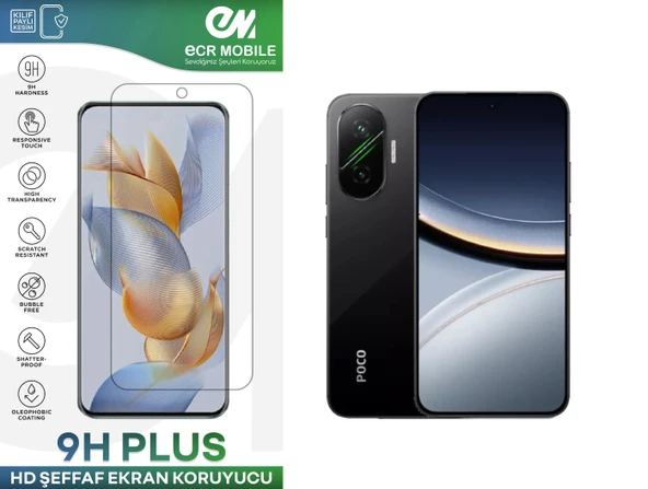 Poco F7 5G ile Uyumlu HD Şeffaf 9H Nano Ekran Koruyucu ürün görseli 1