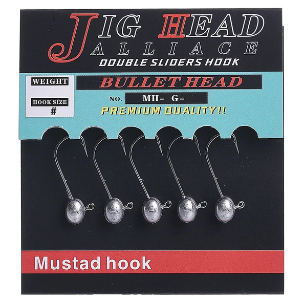 Pandora Alliace MH 5 Adet Jig Head  3 Gr - 4 No ürün görseli 1
