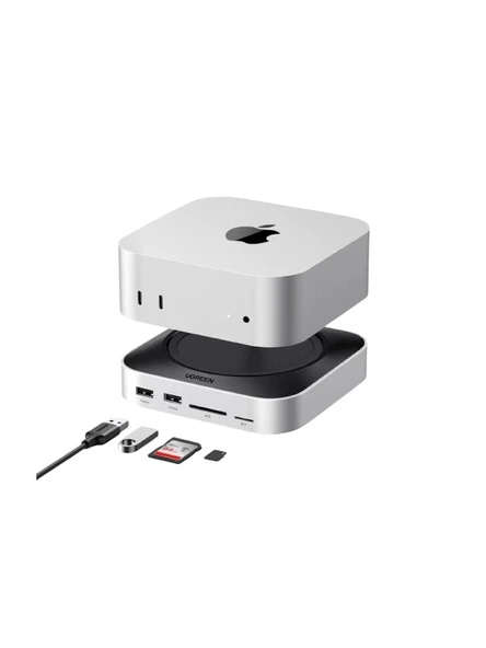 UGREEN 65487 CM481 11 in 1 Disk Kutusu Çok Fonksiyonlu Bağlantı İstasyonu (Mac Mini M4 ve M4 Pro için) ürün görseli 1