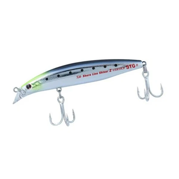 Daiwa Shoreline Shiner Z Vertice STG 97S 9.7cm 16gr Sinking Maket Balık  Chart Head Plating Iwashi ürün görseli 1