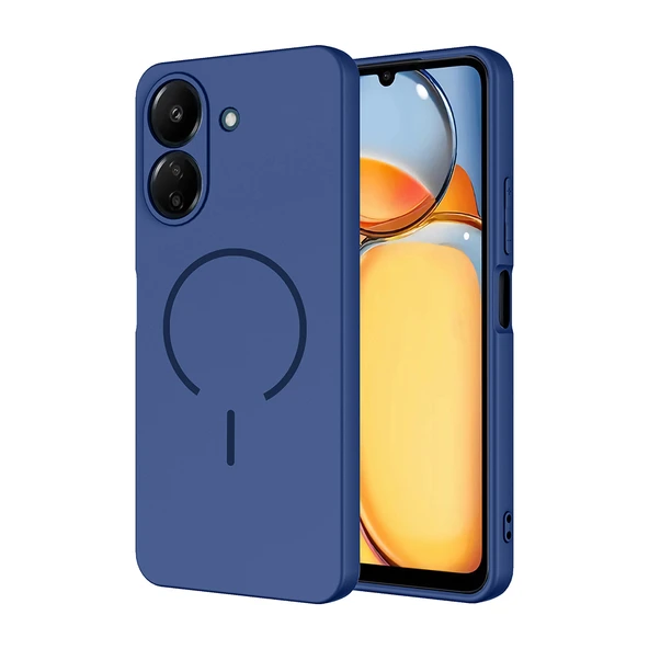 Redmi 13C Kılıf Kamera Çıkıntılı Magsafe Şarj Özellikli Lüx Meta Kapak ürün görseli 1