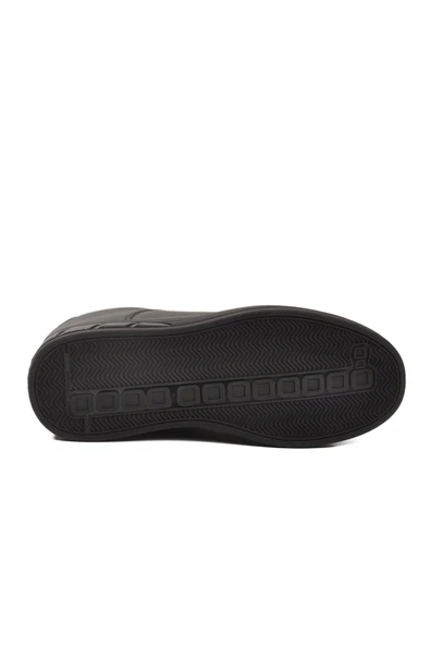 Siyah Bağcıklı Erkek Sneaker - Resim 5