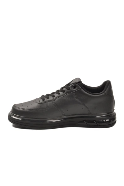 Siyah Bağcıklı Erkek Sneaker - Resim 4