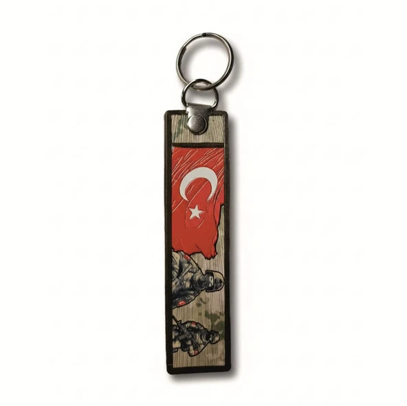 TPU Çift Taraflı Anahtarlık - Bir Gece Ansızın Gelebiliriz ürün görseli 1