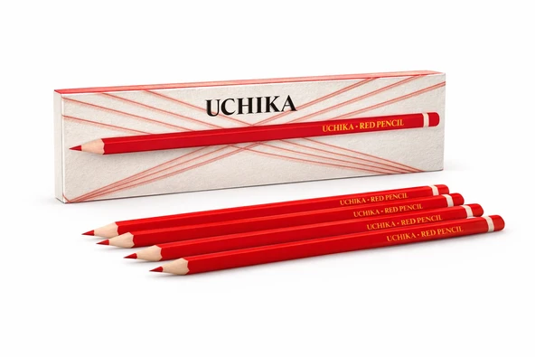 UCHİKA KIRMIZI KURŞUN KALEM ürün görseli 1