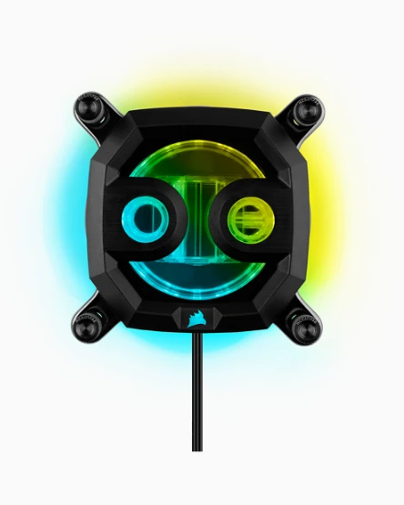 CORSAIR CX-9010015-WW CPU WaterBlock Hydro X Series XC7 RGB PRO CPU Water Block 1700/1200/AM4 - Black ürün görseli 1