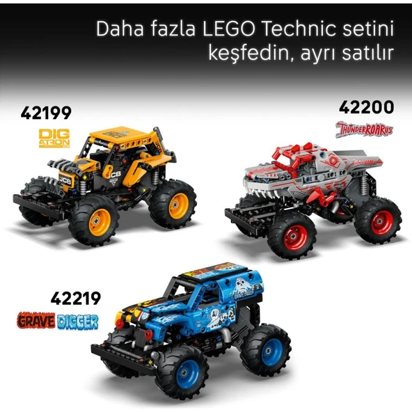 LEGO 42220  Technic Monster Jam™ Sparkle Smash™ Çek-Bırak - Resim 10