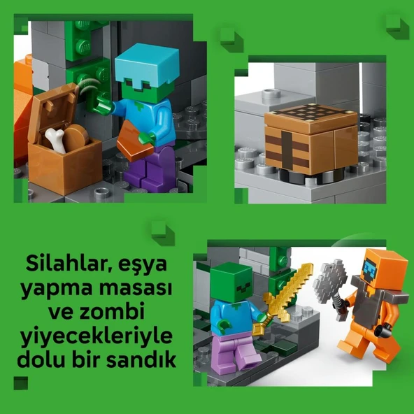 LEGO 21587  Minecraft® Zombi Zindanı - Resim 6