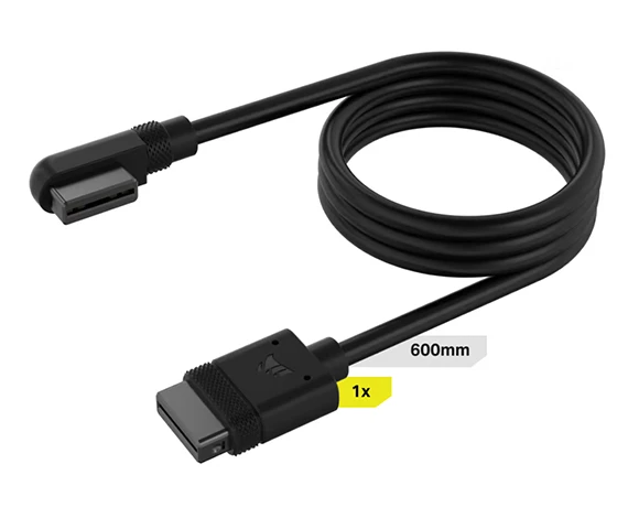 CORSAIR iCUE LINK Kablo 1x90°600mm CL-9011122-WW ürün görseli 1