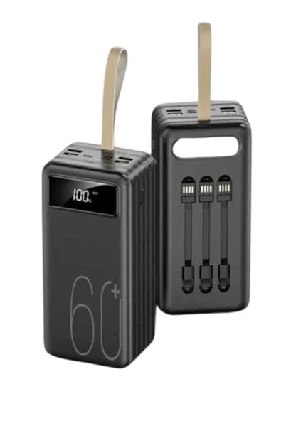 Hızlı Şarj 4 Çıkışlı Powerbank 60.000 Mah Taşınabilir Dijital Göstergeli ürün görseli 1