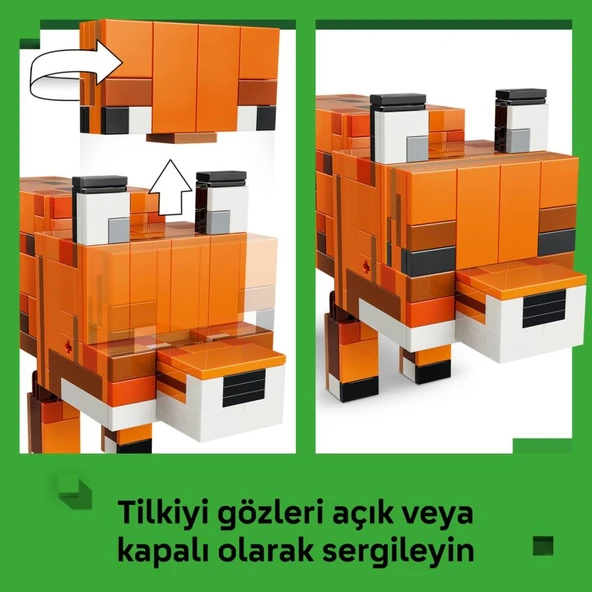 LEGO 21588  Minecraft® Tilki - Resim 6