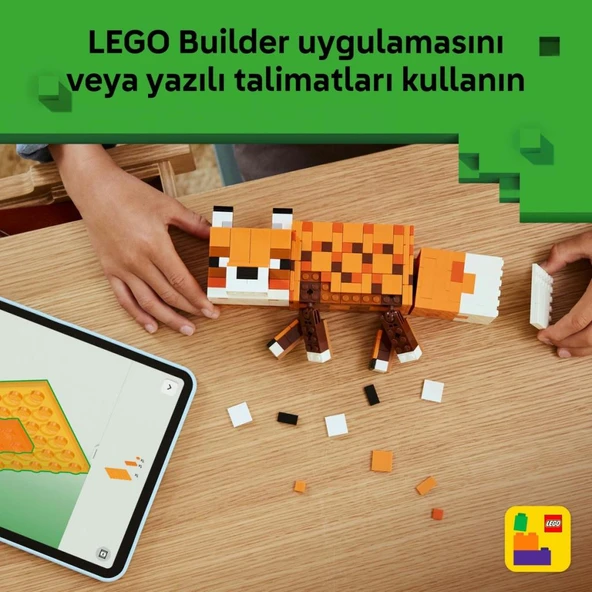 LEGO 21588  Minecraft® Tilki - Resim 9