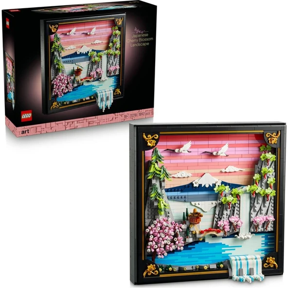 LEGO 31218  Art Japon Kiraz Çiçeği Manzarası ürün görseli 1