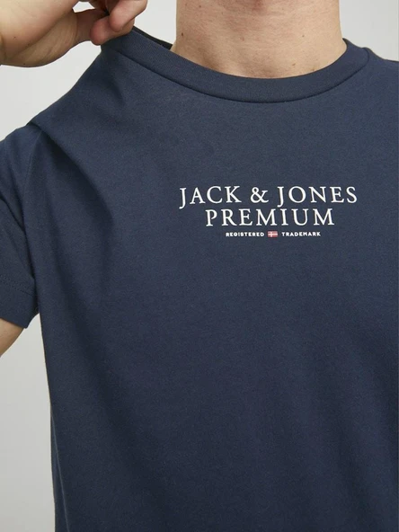 Jack Jones Bluar Chıe Erkek Tişört 12217167 - Resim 6